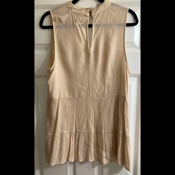 Women's Woven Tiered Choker Tank Top-LARGE - Picture 2 of 2